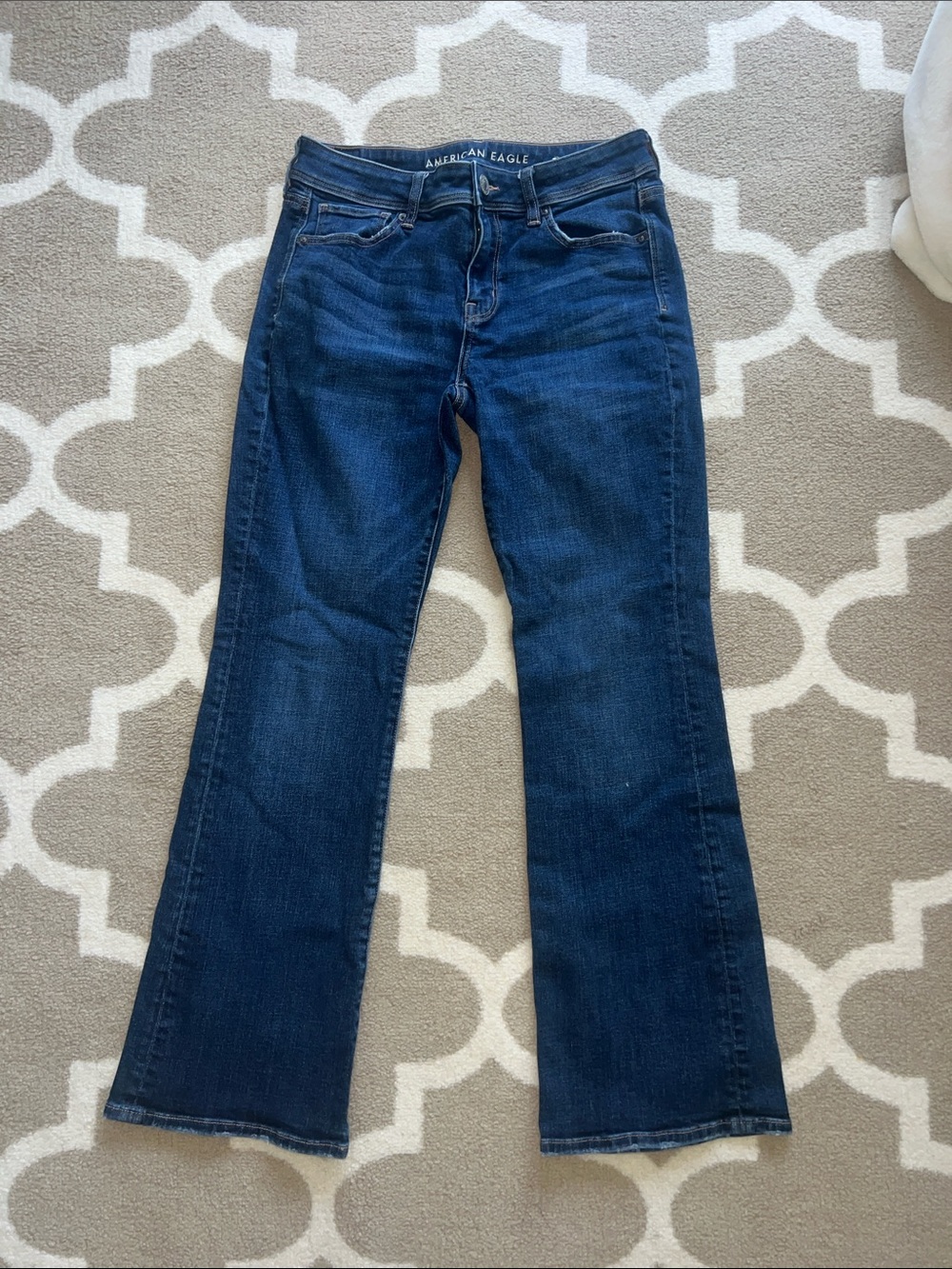 American Eagle Outfitters Dark Blue Flare Jeans